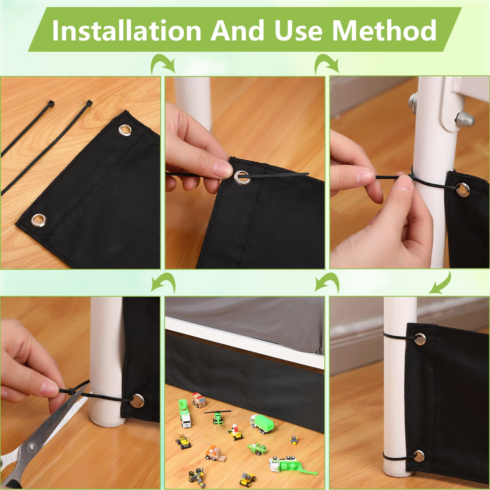 Boao under-bed blocker creates a dirt barrier under the bed