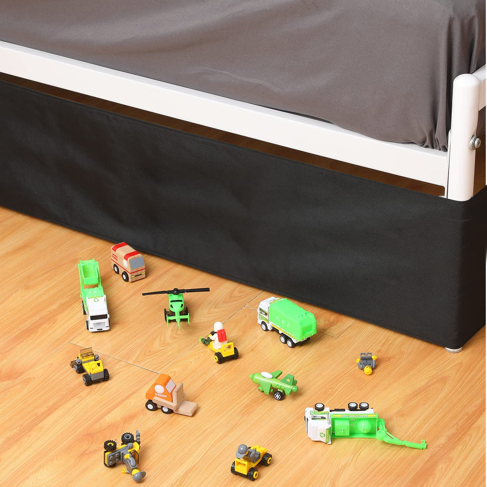Boao under-bed blocker installation shows quick zip-tie setup