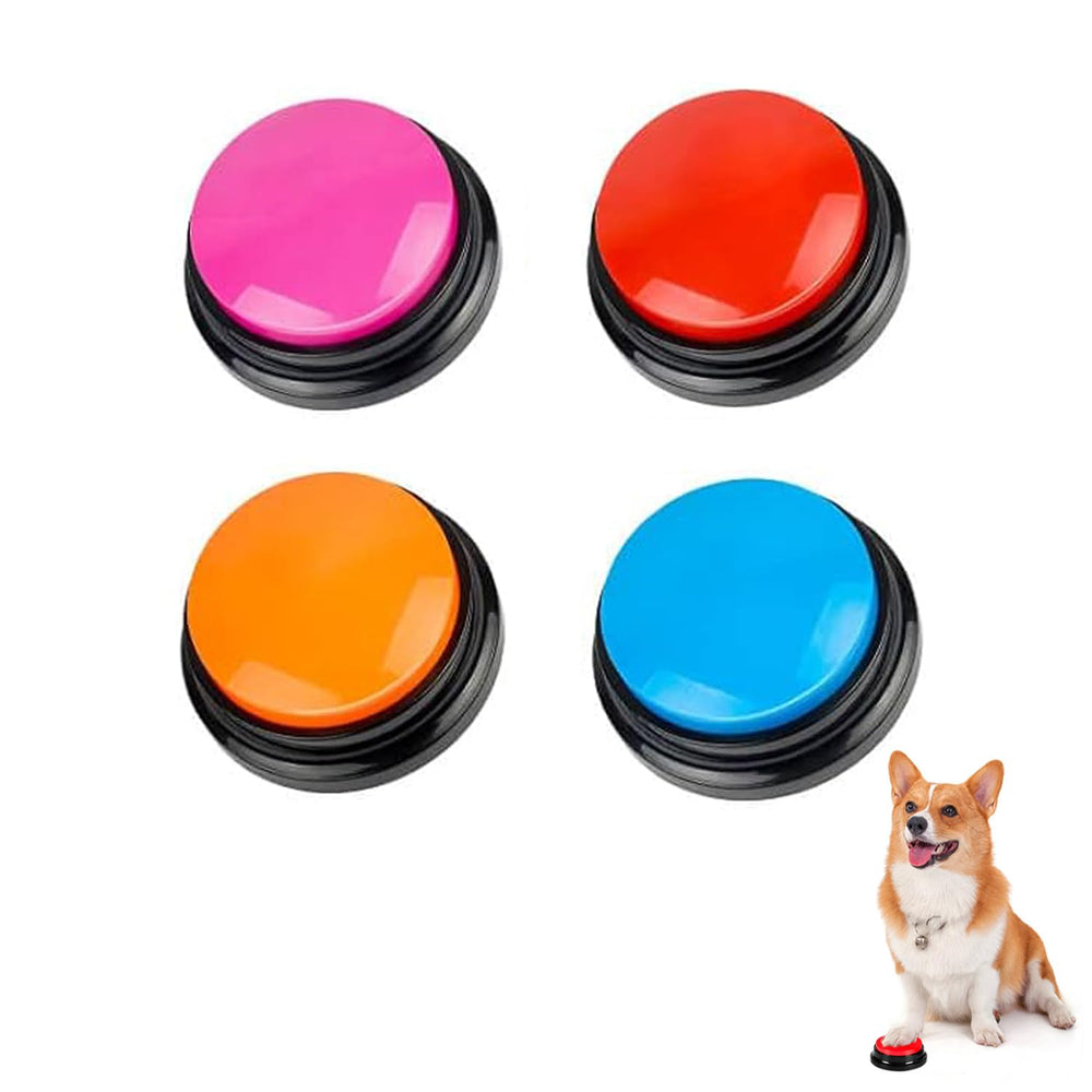 BoArt voice recording button front view as a pet training aid