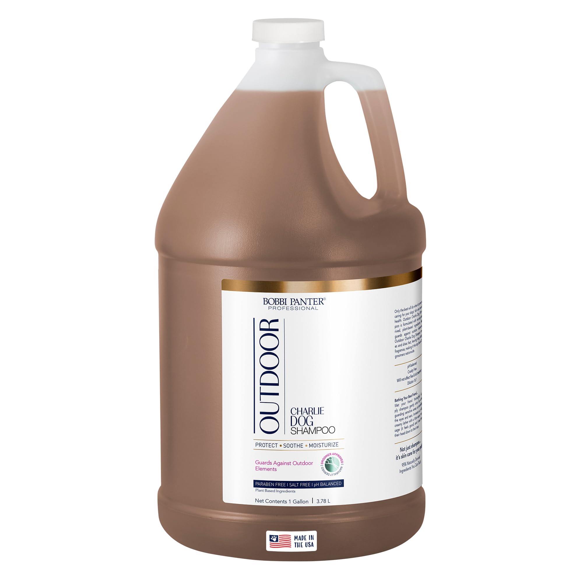 Bobbi Panter champú para perros en galón con camomila y aroma suave para sesiones largas