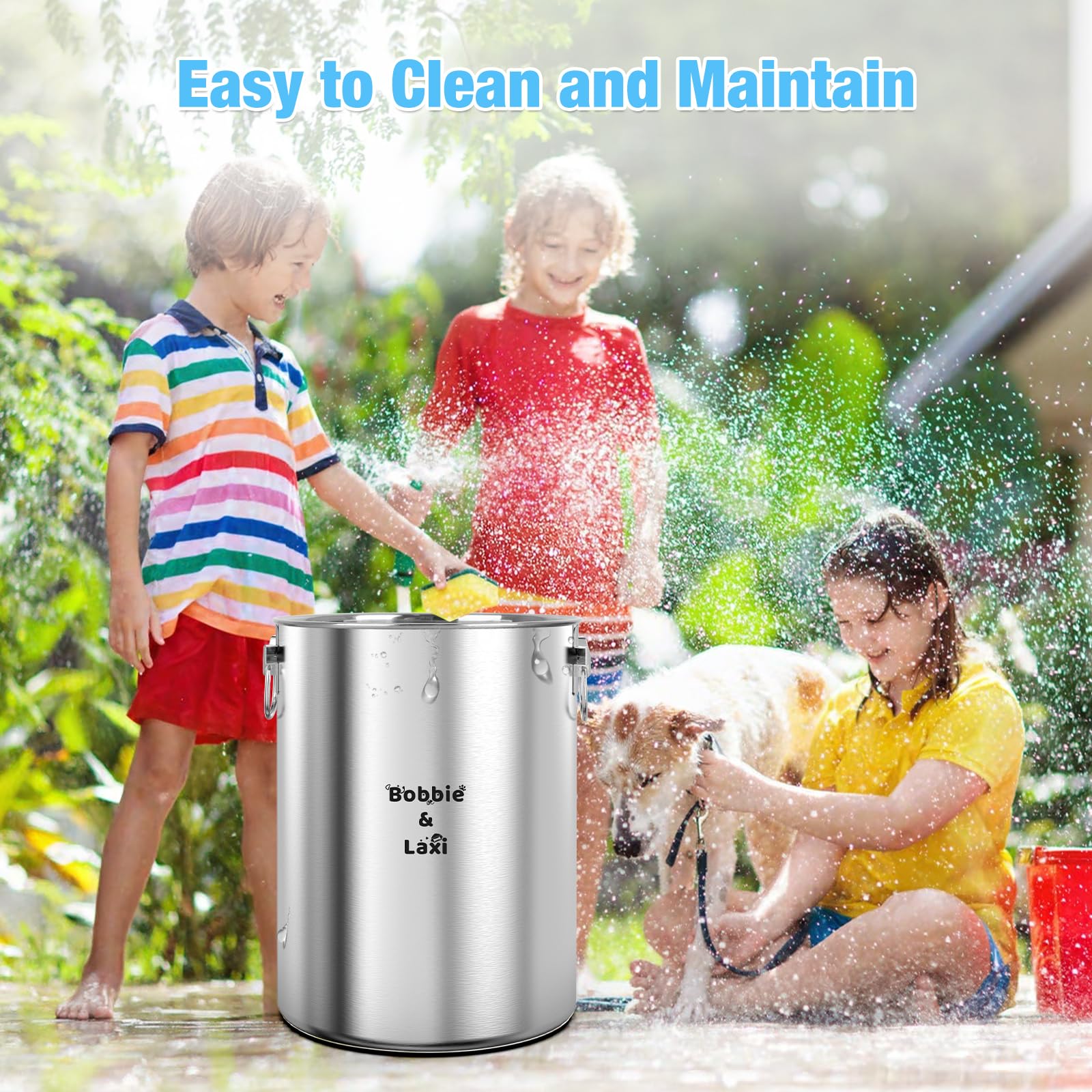 Bobbie & Laxi smooth easy-clean surface for quick maintenance