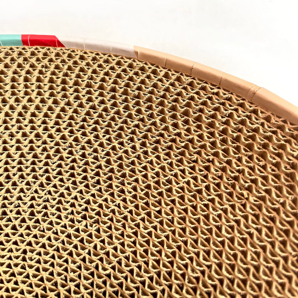 BobbyPet Cat Scratcher Lounge Bed, multi-use design serves as cozy bed or scratching spot