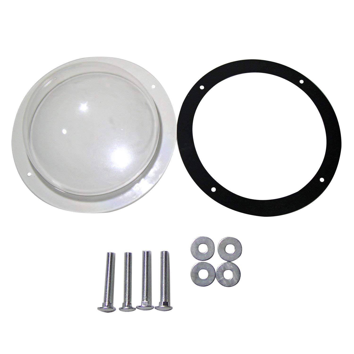 BobbyPet dome rings decorative details highlight durable acrylic design.