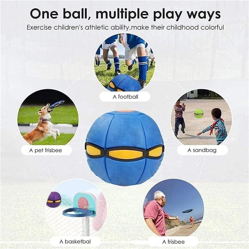 Bobcow UFO Magic Ball blue cleaning adsorption note emphasizes easy setup for play