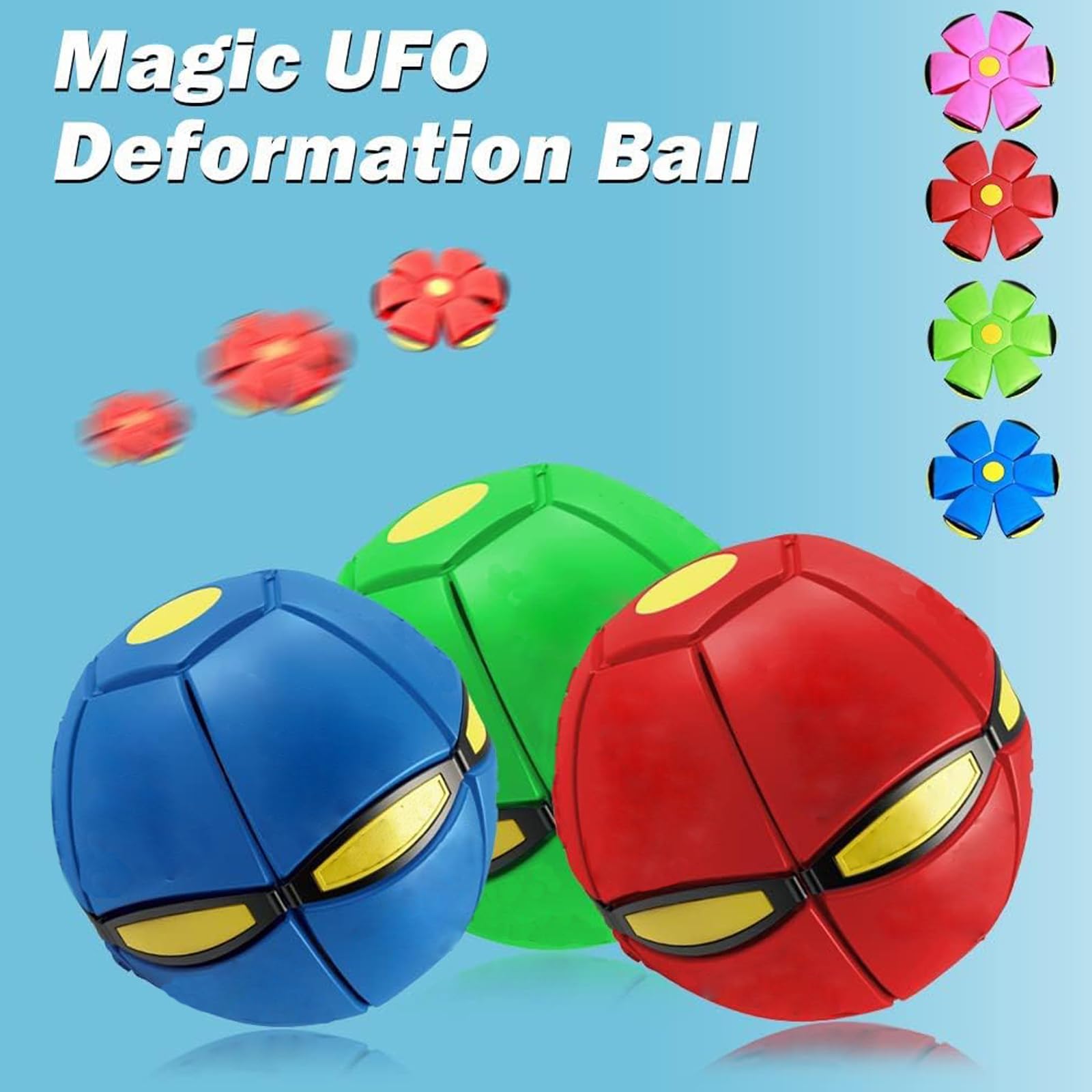 Bobcow Magic Ball smooth soft rubber texture for safe playful squeezing.