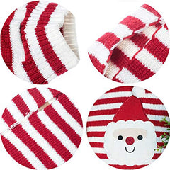 BOBIBI cat sweater back view highlights Santa knit for holiday warmth and charm
