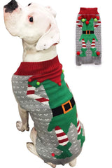 BOBIBI dog sweater Z-Clown back view for cozy warmth and festive vibe.