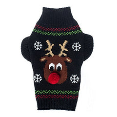 BOBIBI pet sweater neckline windproof detail ensures comfy outdoor wear.