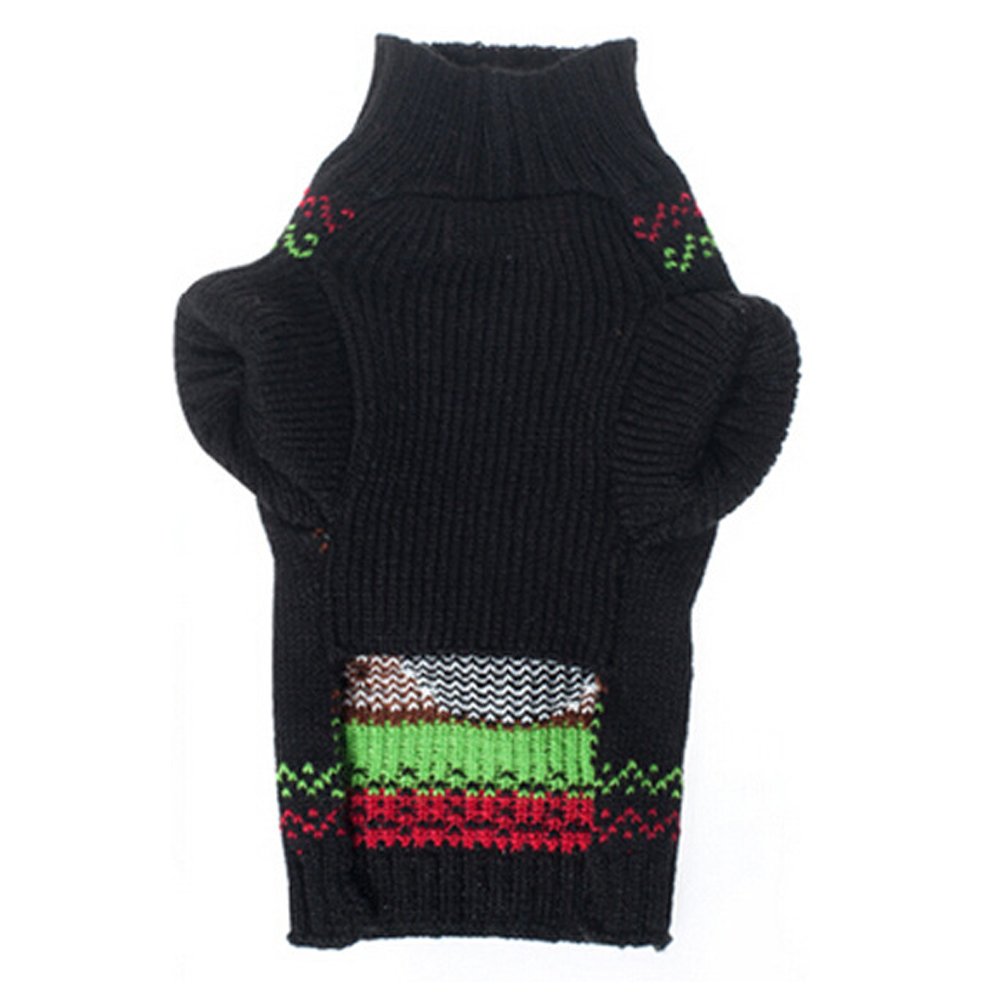 BOBIBI pet sweater size chart back length helps pick the right fit.