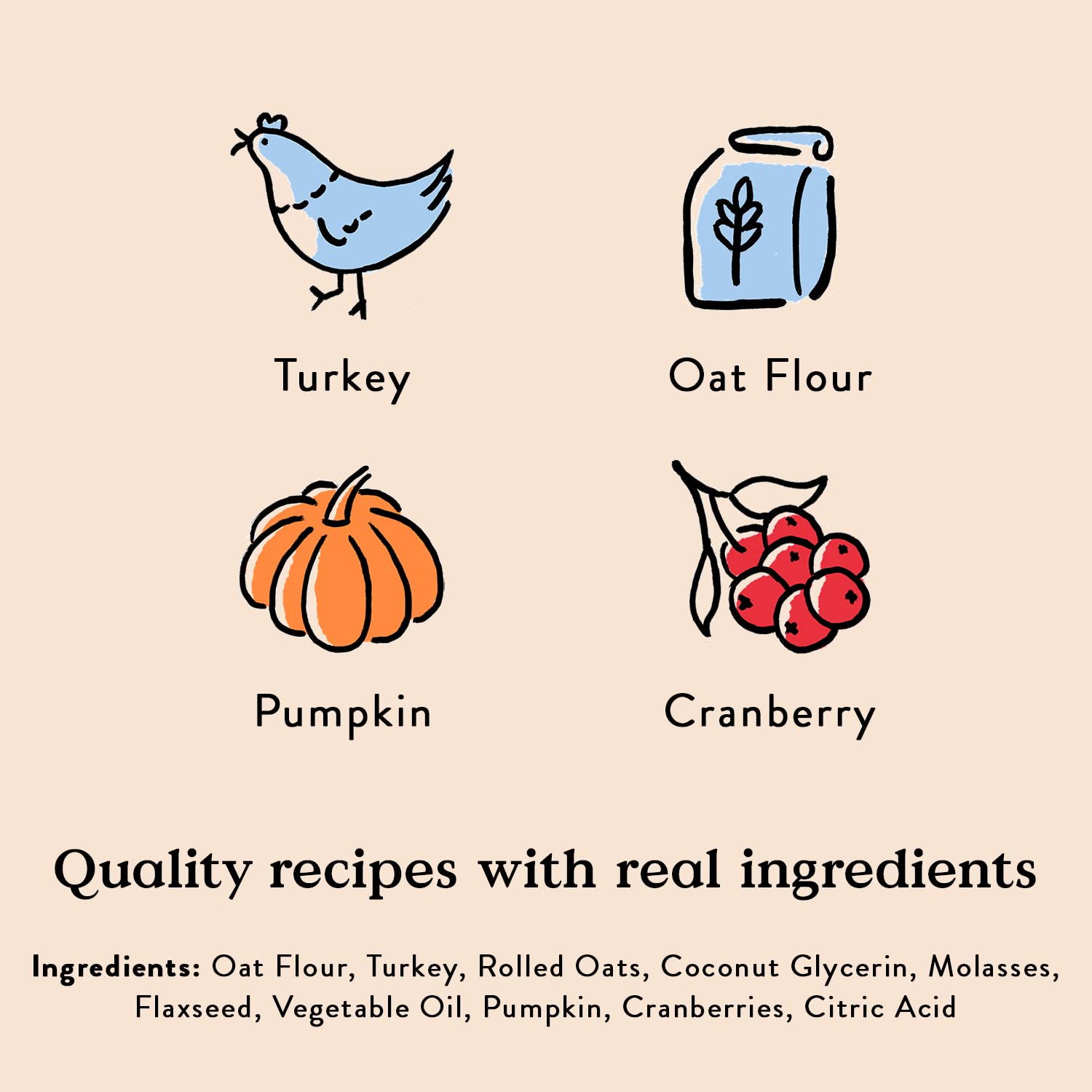 Bocce's Bakery Holiday Feast pumpkin-cranberry image showcases seasonal flavor for dogs