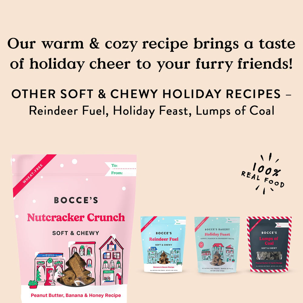 Bocce's Nutcracker Crunch USA-baked badge signals wholesome production.