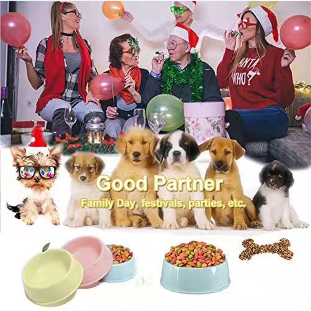 BOCHO bowls in-use with pets for convenient feeding