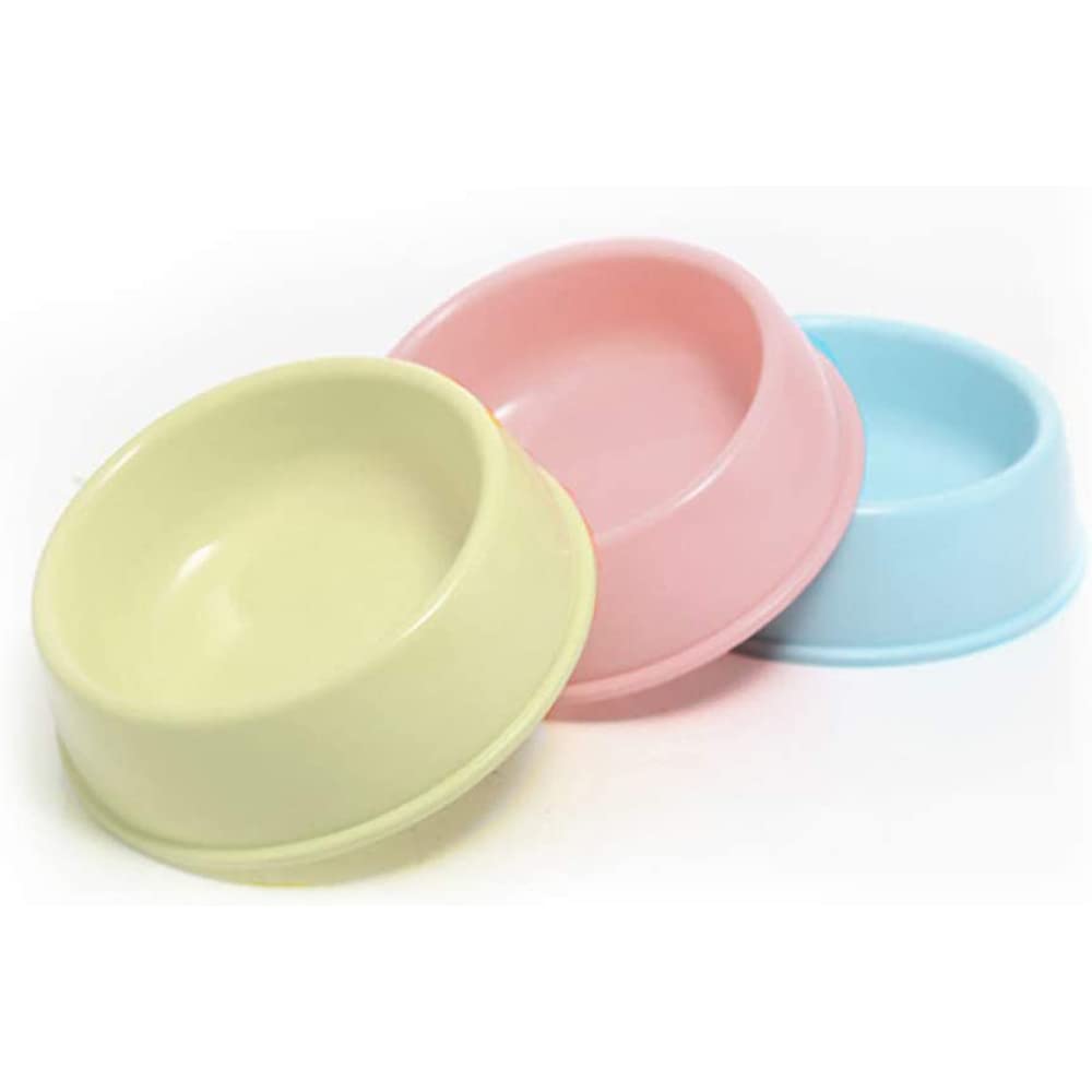 BOCHO candy-colors bowls with varied top rims for different pet sizes