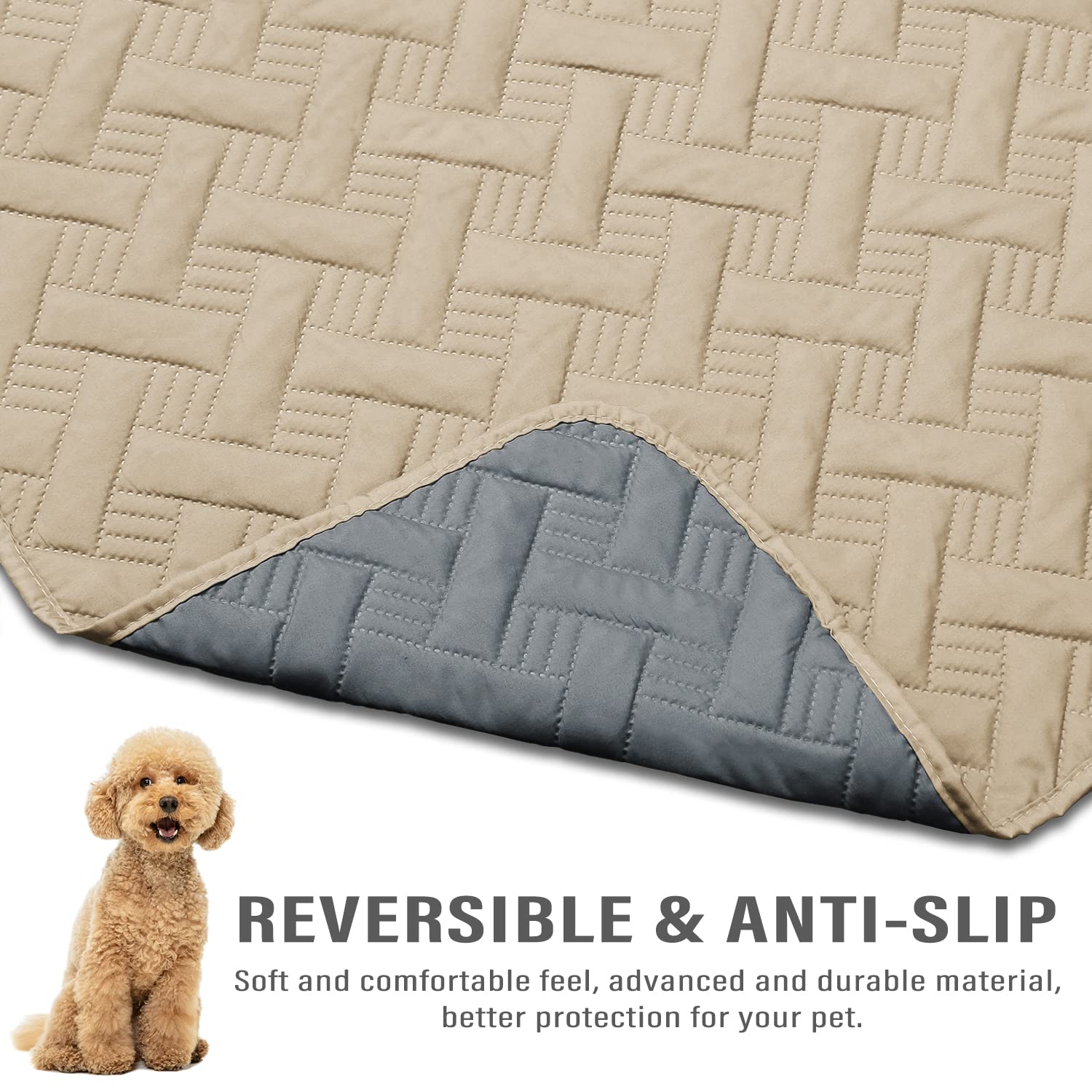 BOCTOPUG dog bed cover changing-pad use offers reusable night-time protection