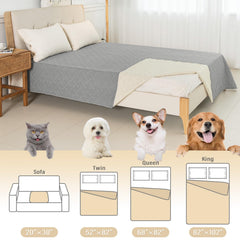 BOCTOPUG dog bed cover sizes-chart shows versatile dimensions for multiple spaces.
