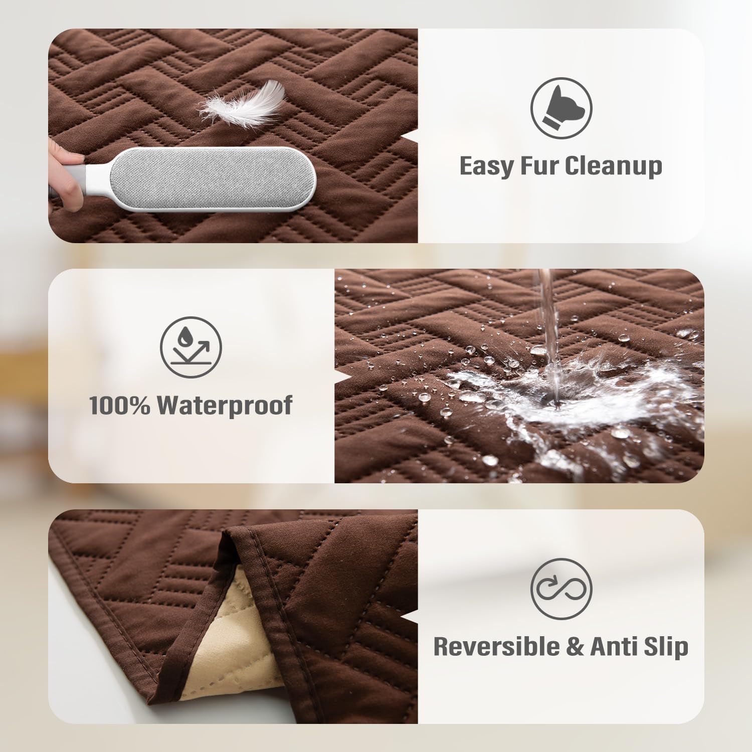 BOCTOPUG durable polyester fabric detail highlighting softness.