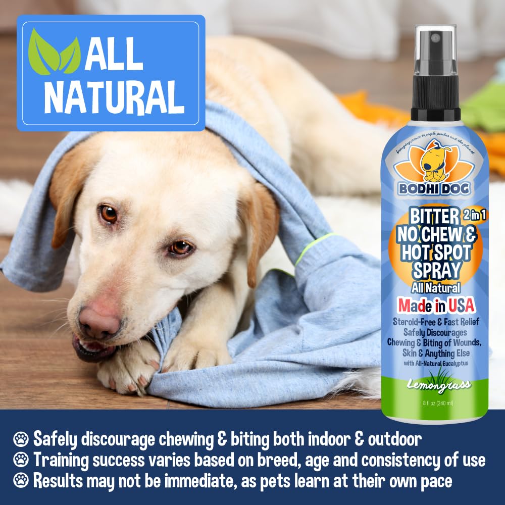 Bodhi Dog Bitter 2en1 – spray en zonas de piel para desalentar mordidas
