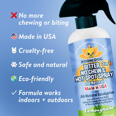 Bodhi Dog Bitter indoor-outdoor chew deterrent protects fabrics and furniture from chewing.