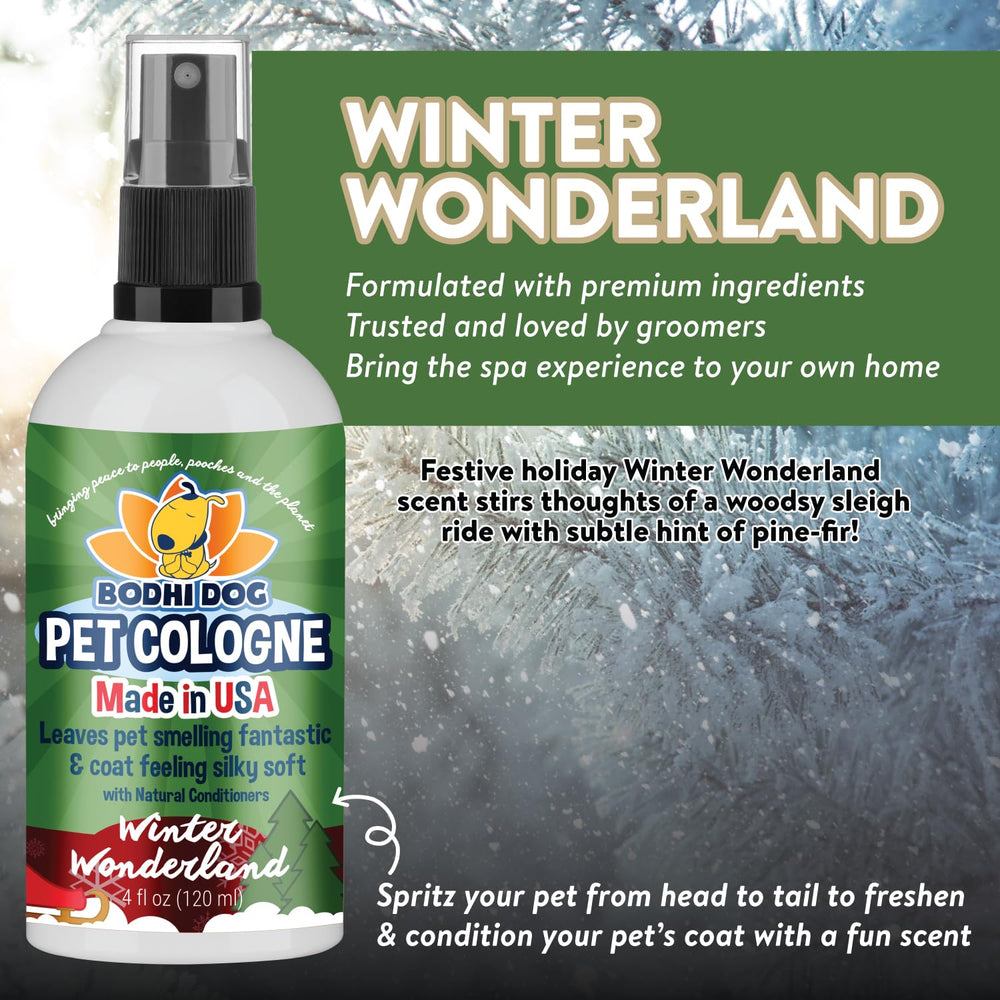 Bodhi Dog cologne spray coats fur for detangling and conditioning benefits