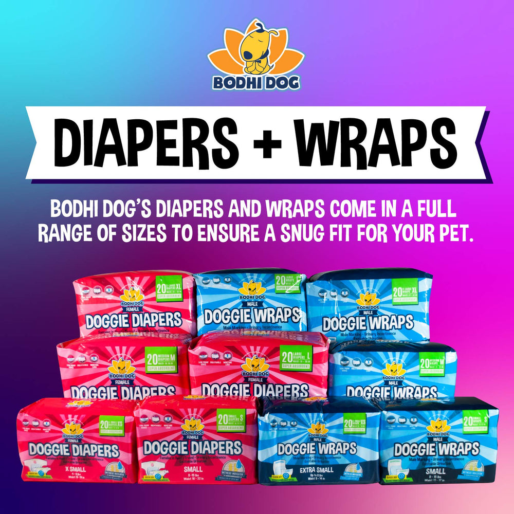 Bodhi Dog extra-large diaper on a German Shepherd for house-training support