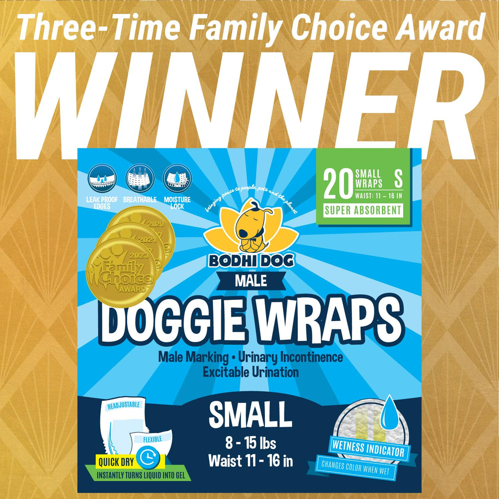 Bodhi Dog disposable male diapers small wearing-fit highlights adjustable Velcro for a snug, comfortable fit