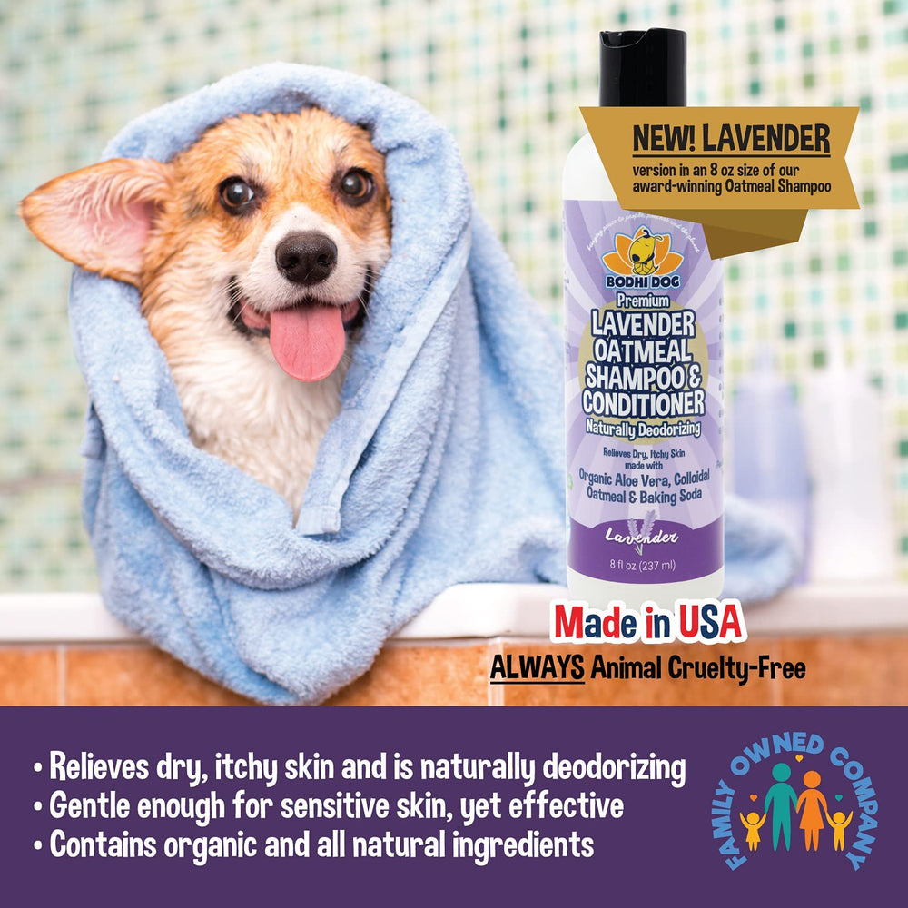 Bodhi Dog Lavender Oatmeal Shampoo after-bath coat looks clean and soft