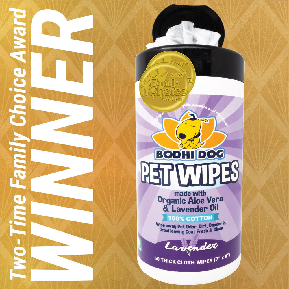 Bodhi Dog Wipes texture close-up shows thick wipe for tough messes