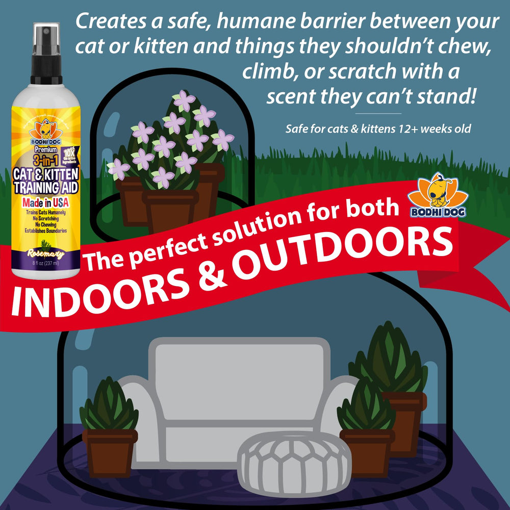 Bodhi Dog protected plants scene showing plant-safe deterrent