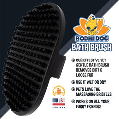 Bodhi Dog Shampoo Brush deshedding action helps manage shedding