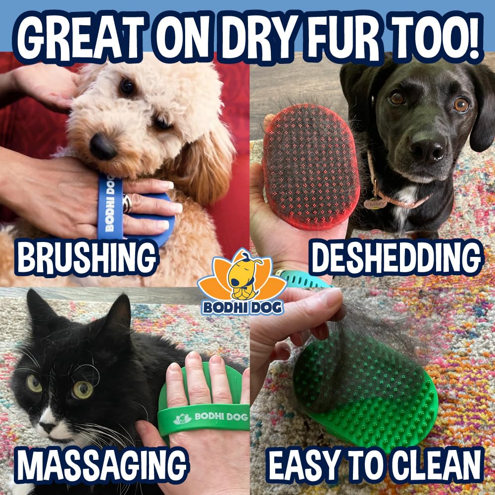 Bodhi Dog Shampoo Brush easy to clean after bath time