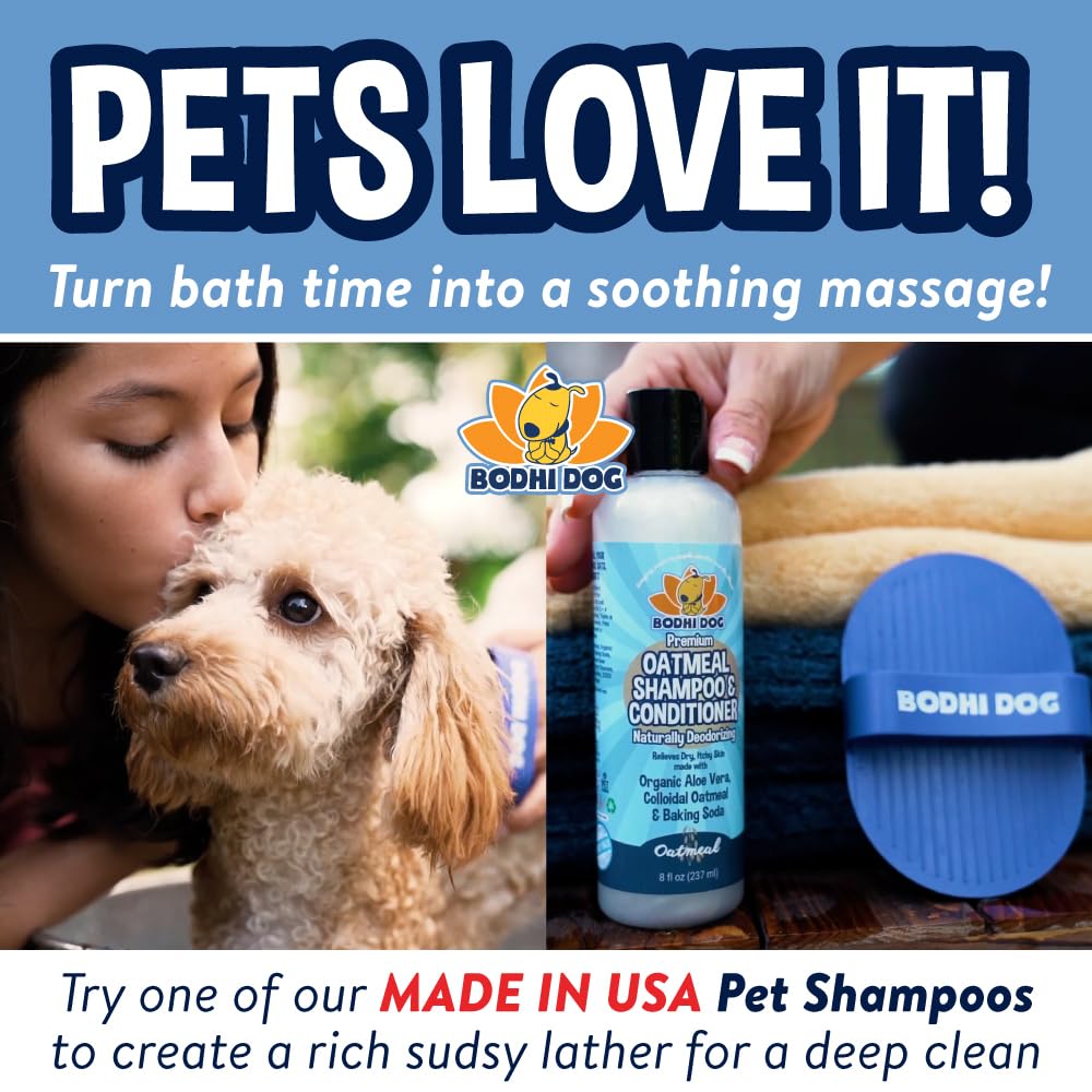 Bodhi Dog Shampoo Brush from a family-owned brand supporting happy pets
