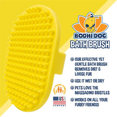 Bodhi Dog Shampoo Brush ideal for both long and short hair textures.