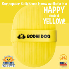 Bodhi Dog Shampoo Brush waterproof design for use on wet or dry fur.