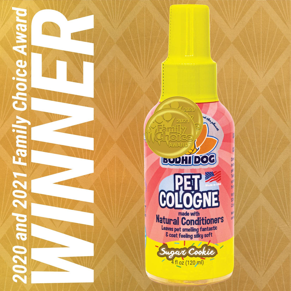 Bodhi Dog Sugar Cookie Cologne spritz demonstrates quick odor control.