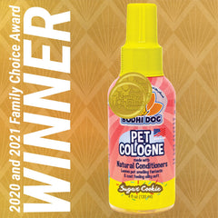 Bodhi Dog Sugar Cookie Cologne spritz demonstrates quick odor control.