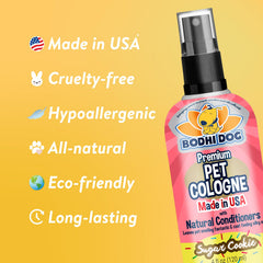 Bodhi Dog Sugar Cookie Cologne USA-made label signals safe, quality fragrance.