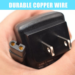 BOEEA charger plug-end shows compatibility with SUPRENT hair clippers for easy swaps.