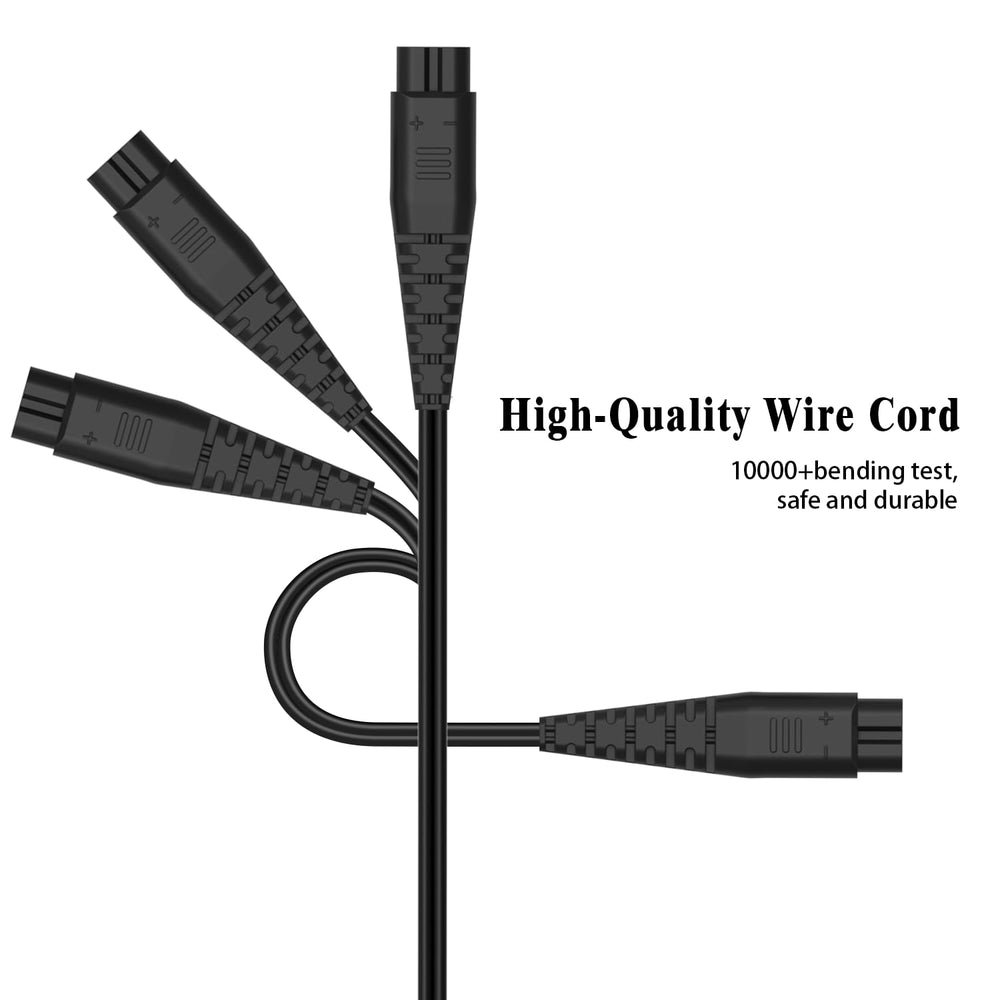 BOEEA USB cable for Oneisall RFC-676 in-use clipper, enabling uninterrupted grooming.