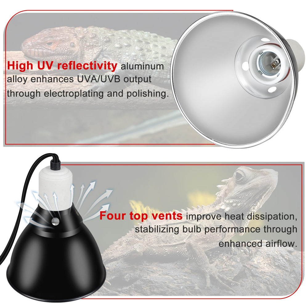 BOEESPAT dome interior with high reflectivity for UVA/UVB output.