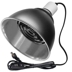 BOEESPAT 7-inch dome cover with efficient basking light for reptiles.