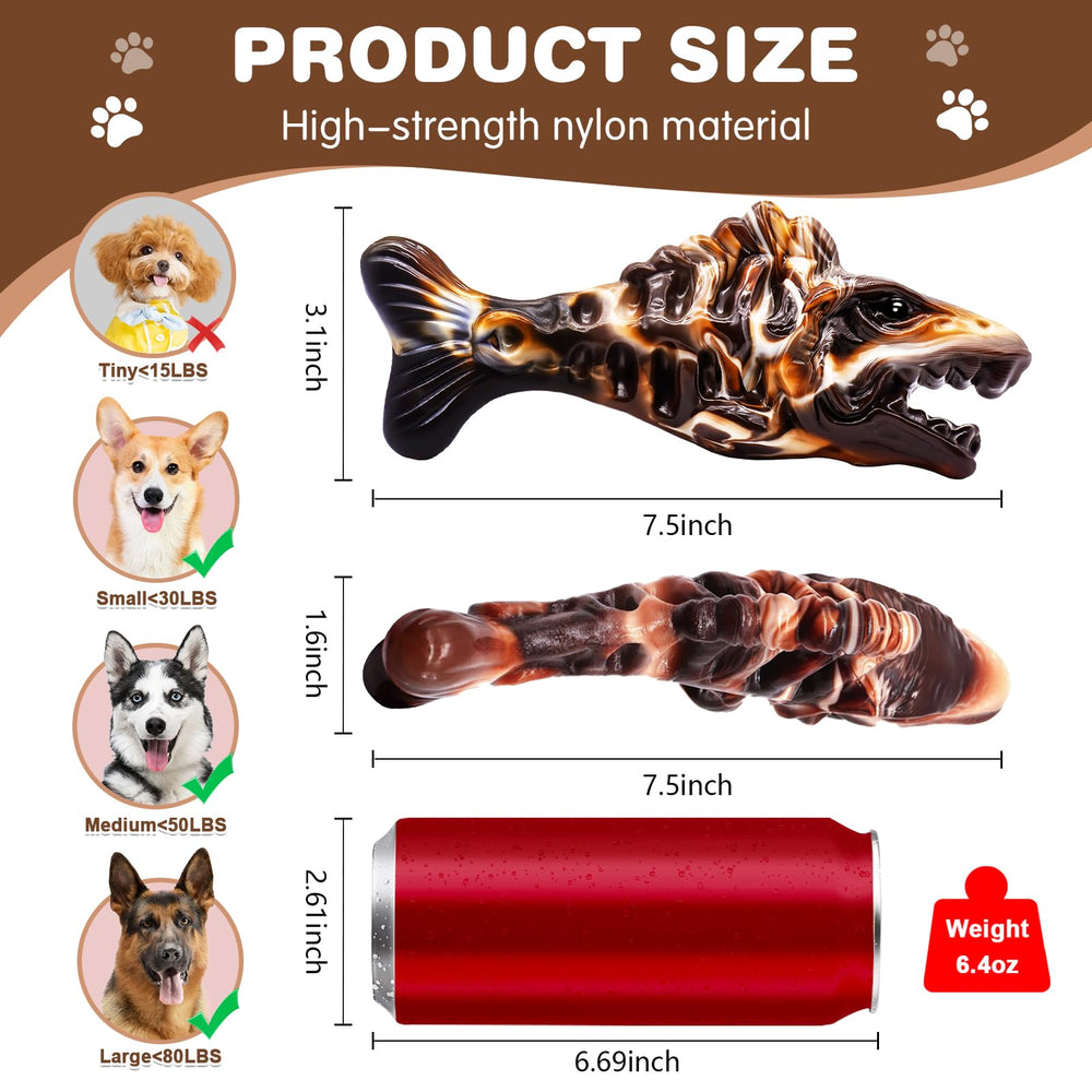 BoYoYo nylon chew toy with textured grooves supporting dental care during chewing.