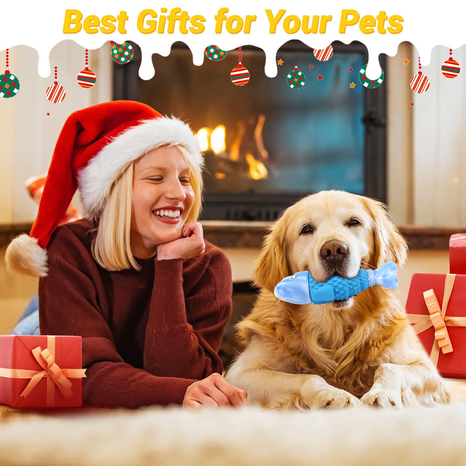 BoYoYo Tough Dog Toy packaging view shows durable design and gift-ready packaging