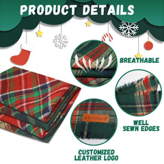 Bolake adjustable neck dog bandana worn comfortably all day during celebrations.