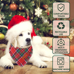Bolake soft breathable fabric dog bandana keeps pets comfy in winter wear.