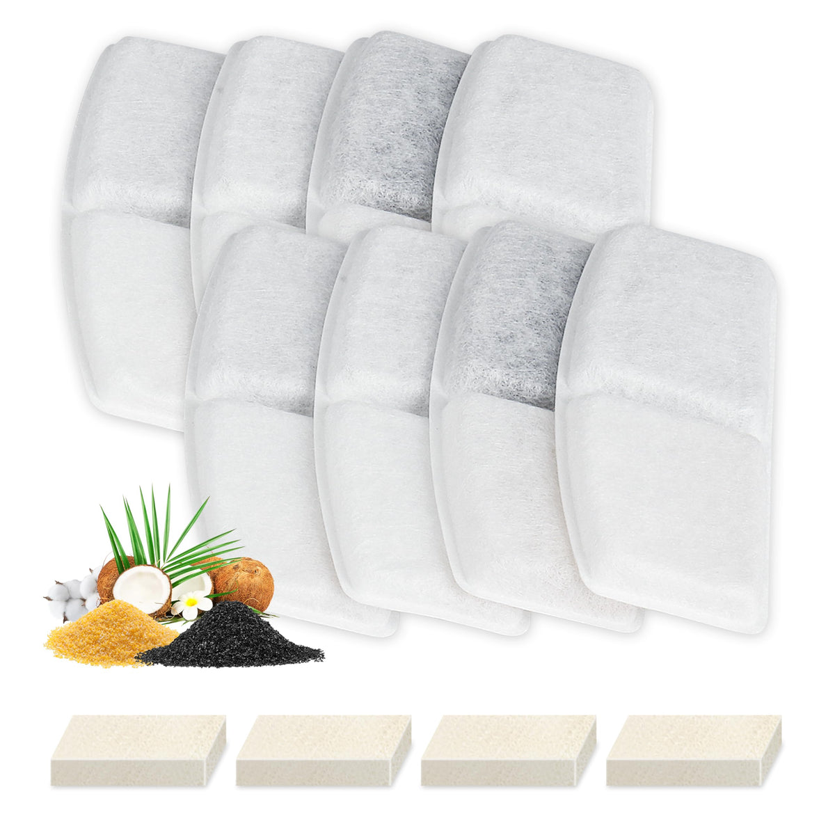Bolpetizo filters pack front view demonstrates ready-to-use replacement filters for clean, ready hydration.