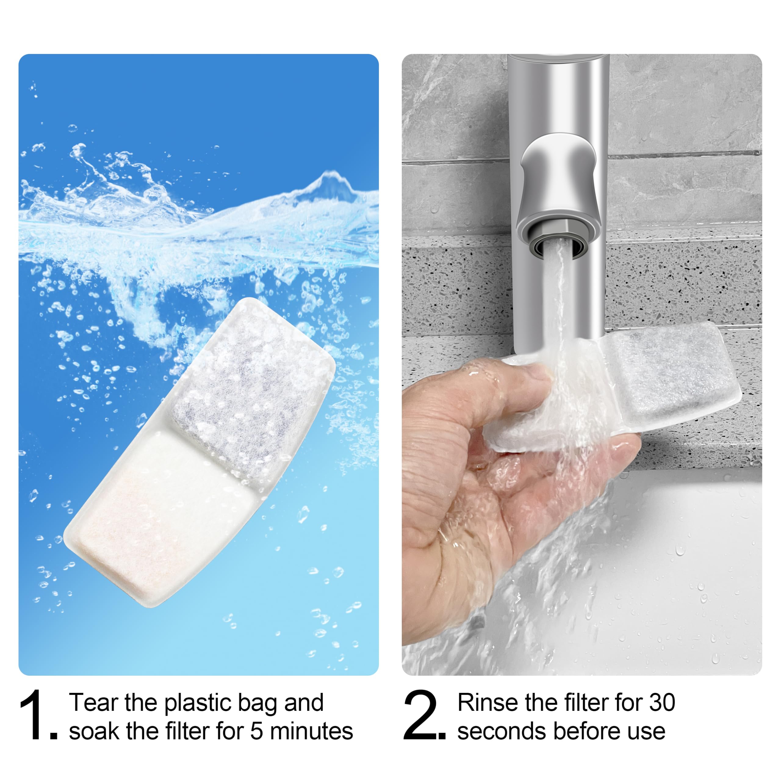 Bolpetizo fountain water flow demo highlights smooth, continuous hydration for cats and small dogs.