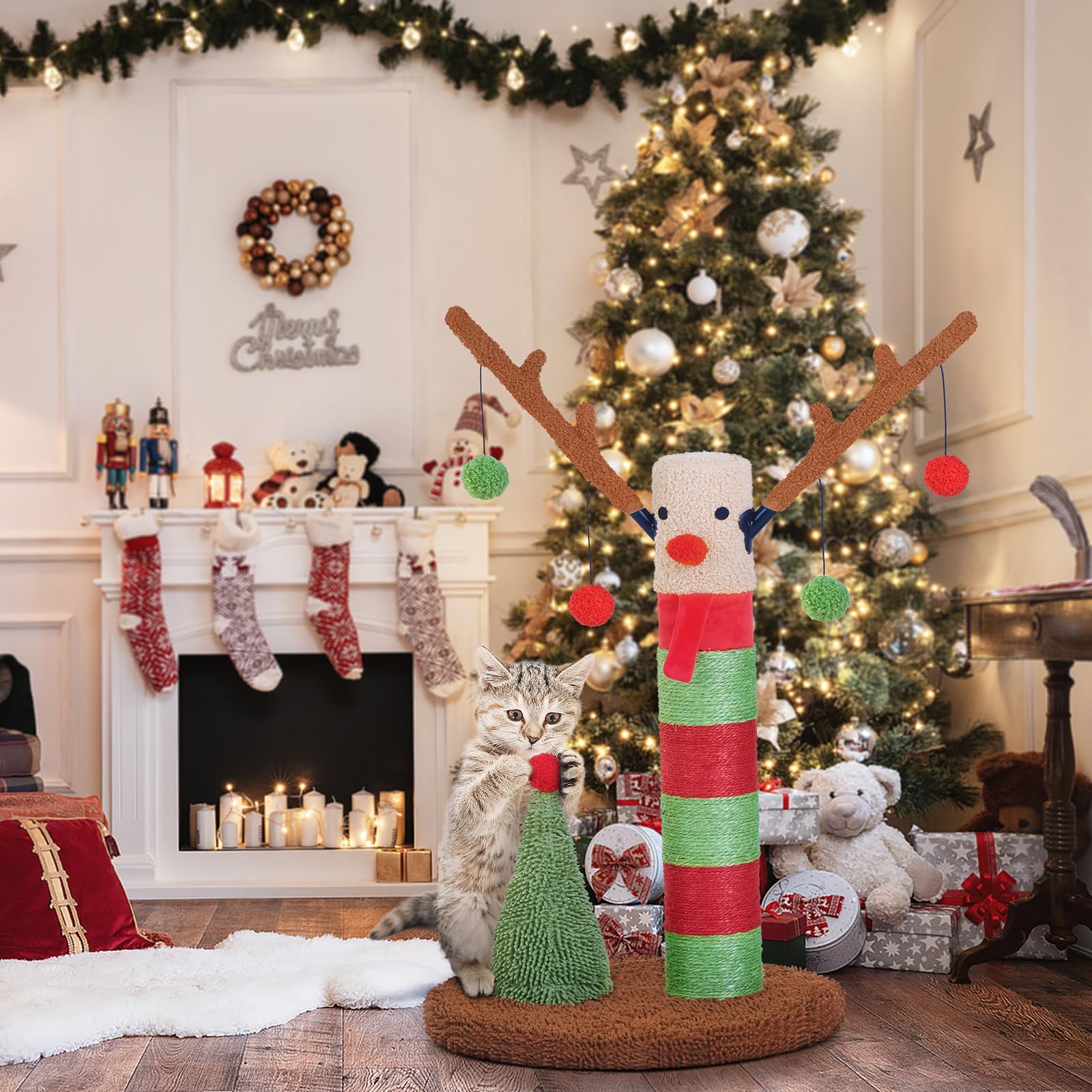 BOLUO living-room décor image highlights festive design without sacrificing function.