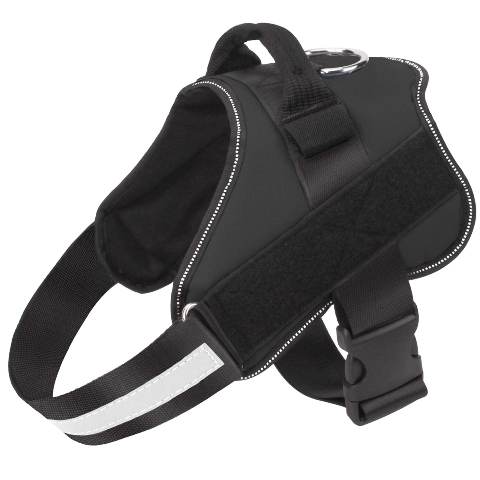 Bolux dog harness no-pull reflective vest for safer evening walks.