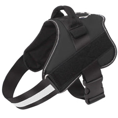 Bolux dog harness no-pull reflective vest for safer evening walks.