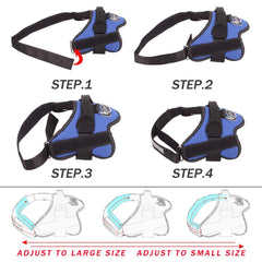 Bolux harness reflective straps boost night visibility and safety.